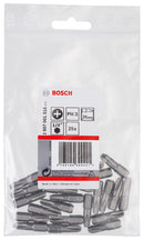 Screwdriver bit Extra Hard PH 3, 25 mm, 25 pc, plastic bag-2