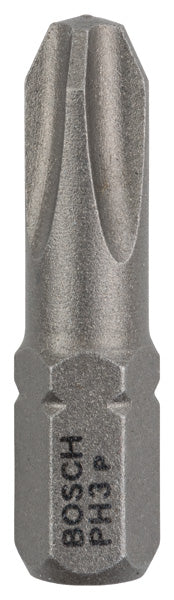 Screwdriver bit Extra Hard PH 3, 25 mm, 25 pc, plastic bag