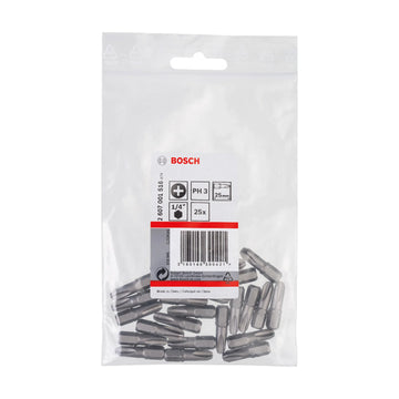 Screwdriver bit Extra Hard PH 3, 25 mm, 25 pc, plastic bag - image 02