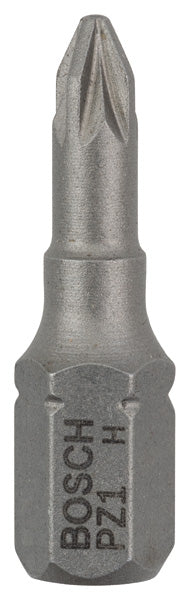 Bosch Screwdriver bit Extra Hard PZ 1, 25 mm, 25 pc, plastic bag