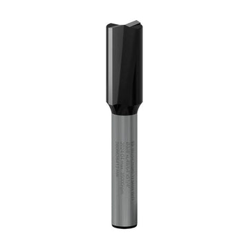 PRO Router Straight Bit, Two Flutes, Ø 3/8? x L 49/64?, Shank 1/4?
 D1 9,5 mm, L 19,5 mm, G 51 mm - image 01