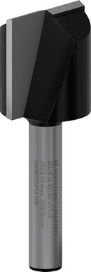 PRO Router Straight Bit, Two Flutes, Ø 3/4? x L 49/64?, Shank 1/4?
 D1 19 mm, L 19,5 mm, G 51 mm-1