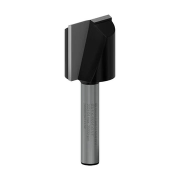 PRO Router Straight Bit, Two Flutes, Ø 3/4? x L 49/64?, Shank 1/4?
 D1 19 mm, L 19,5 mm, G 51 mm - image 01