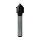 PRO Router Bit V-Groove, 90° x Ø 1/2?, Shank 1/4?
 D1 12,7 mm, L 12,7 mm, G 45 mm, 90° - image 01