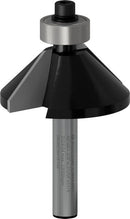 PRO Router Bit Chamfer, 45°, Shank 1/4?
D1 34,9 mm, B 13 mm, L 14,6 mm, G 56 mm, 45°-1
