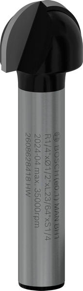 Bosch Core box bits 1/4", R1 6,3 mm, D 12,7 mm, L 9,2 mm, G 40 mm