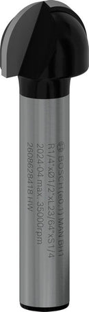 Bosch Core box bits 1/4", R1 6,3 mm, D 12,7 mm, L 9,2 mm, G 40 mm-1