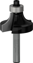 PRO Router Bit Rounding Over, R 3/8?, Shank 1/4?
R1 9,5 mm, D 31,8 mm, L 16,2 mm, G 57 mm-1