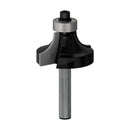 PRO Router Bit Rounding Over, R 3/8?, Shank 1/4?
R1 9,5 mm, D 31,8 mm, L 16,2 mm, G 57 mm - image 01