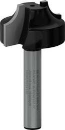 PRO Router Bit Ovolo, R 1/4?, Shank 1/4?
 R1 6,3 mm, D 25,4 mm, L 14 mm, G 46 mm-1