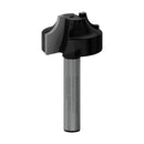 PRO Router Bit Ovolo, R 1/4?, Shank 1/4?
 R1 6,3 mm, D 25,4 mm, L 14 mm, G 46 mm - image 01