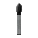 PRO Router Bit V-Groove, 90° x Ø 3/8?, Shank 1/4?
 D1 9,5 mm, L 12,4 mm, G 45 mm, 90° - image 01