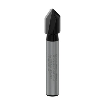 PRO Router Bit V-Groove, 90° x Ø 3/8?, Shank 1/4?
 D1 9,5 mm, L 12,4 mm, G 45 mm, 90° - image 01
