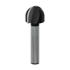 PRO Router Bit Core Box, R 5/16?, Shank 1/4?
 R1 8 mm, D 15,9 mm, L 12,3 mm, G 45 mm - image 01