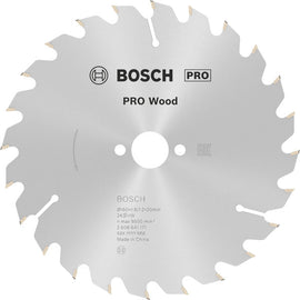 PRO Wood Circular Saw Blade, 160 x 1.8 x 20 mm, T24