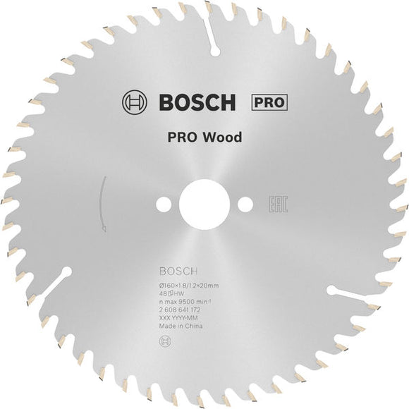 PRO Wood Circular Saw Blade, 160 x 1.8 x 20 mm, T48