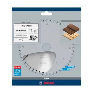 PRO Wood Circular Saw Blade, 160 x 1.8 x 20 mm, T48 - image 02