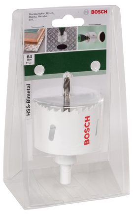 HSS bi-metal hole saw 64 mm - 0