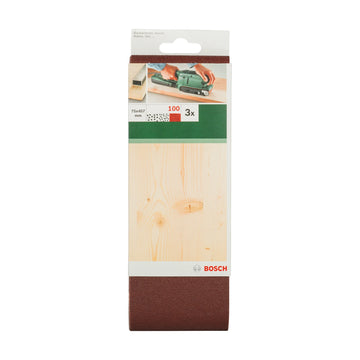 Sanding bel red quality for belt sanders, 75 x 457 mm, 100, 3 pc - image 02