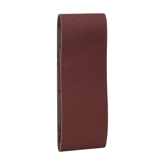 Bosch sanding belt set for belt sanders, red quality 100 x 610 mm, 80, 3 pc - image 01
