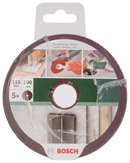 Bosch fibre sanding disc set for angle grinders, aluminium oxide 115 mm, 100, 5 pc-2