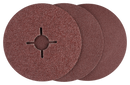 Bosch fibre sanding disc set for angle grinders, aluminium oxide 36 - 100, 12 pc-1