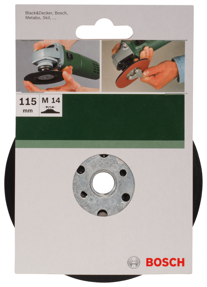Sanding pad for angle grinders, clamping system, 115 mm - 0