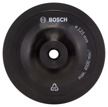 Sanding pad for drills, clamping system, 125 mm