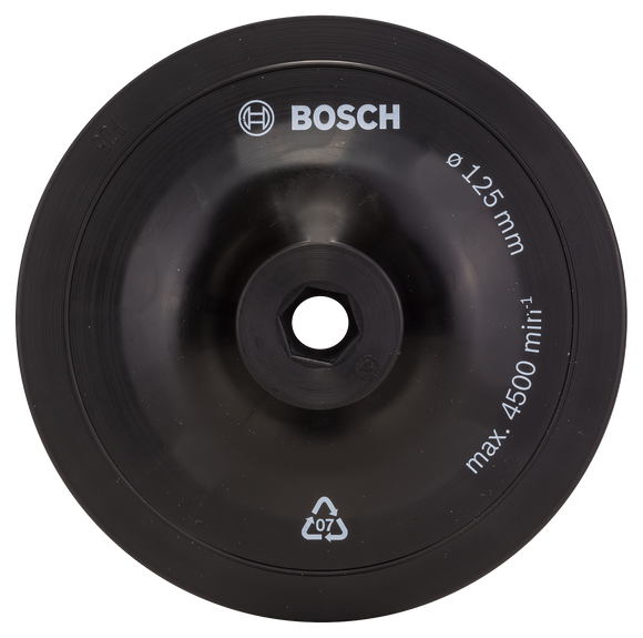 Sanding pad for drills, clamping system, 125 mm