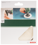 Lambswool bonnet for drill clamped, 125 mm-2