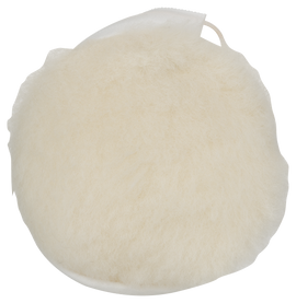 Lambswool bonnet for drill clamped, 125 mm