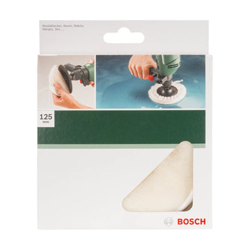 Lambswool bonnet for drill clamped, 125 mm - image 02