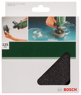 Polishing sponge clamped, 125mm - 0