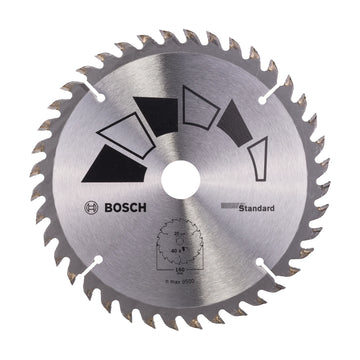 Bosch Circular saw blade STANDARD 160 x 20, 40 - image 01