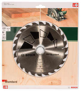 Bosch Circular saw blade STANDARD 190 x 30/24, 24 - 0