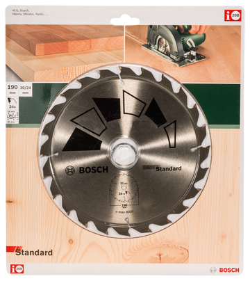 Bosch Circular saw blade STANDARD 190 x 30/24, 24 - 0