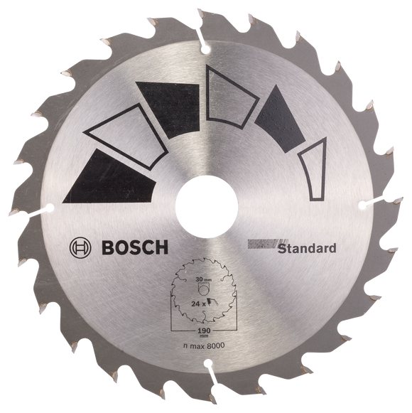 Bosch Circular saw blade STANDARD 190 x 30/24, 24