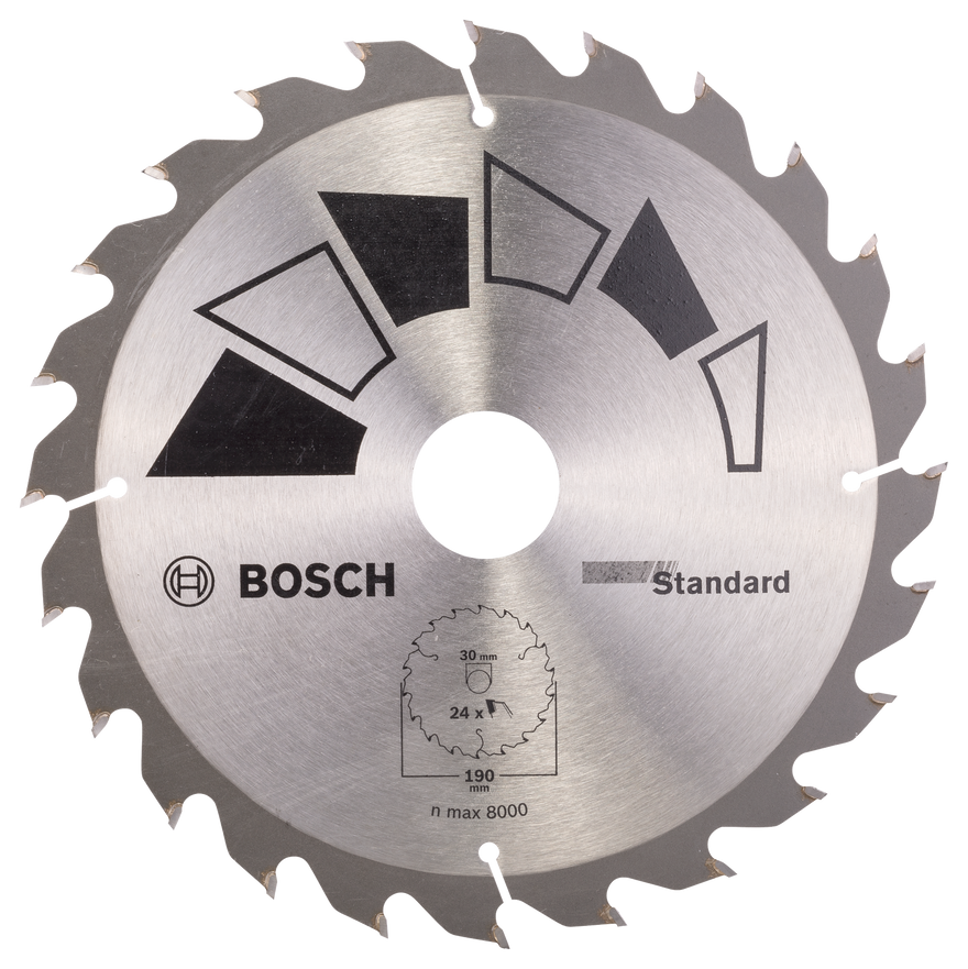 Bosch Circular saw blade STANDARD 190 x 30/24, 24