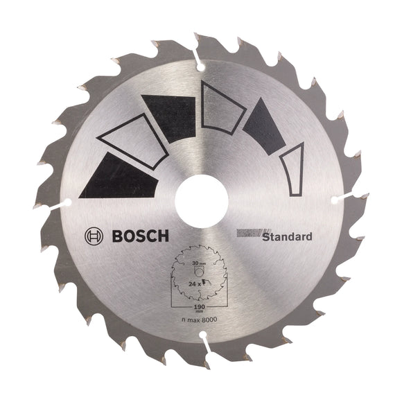 Bosch Circular saw blade STANDARD 190 x 30/24, 24 - image 01