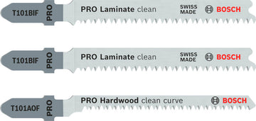 PRO Laminate Set, T-Shank, 3 pcs