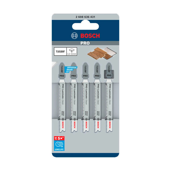 PRO Laminate clean T101BIF Jigsaw Blade, 83 mm, 5 pcs - image 02
