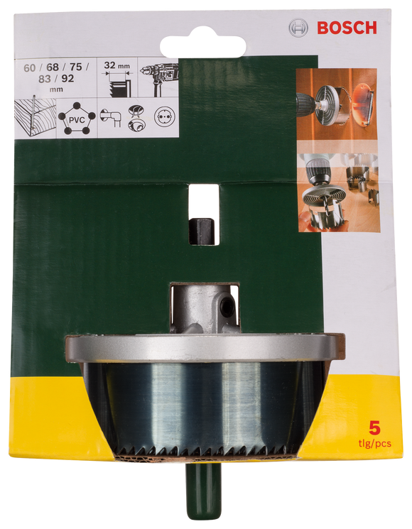 Hole cutter 60/68/75/83/92 mm