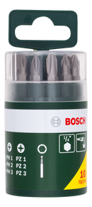 Bosch 10pc Screwdriver set PH, PZ, Slotted-2