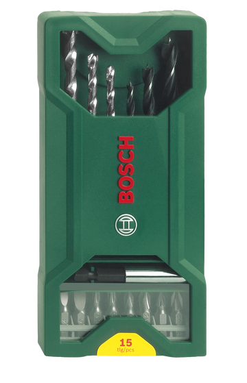 Bosch 15pc Mini-X-Line Mixed Drill & Screwdriver set