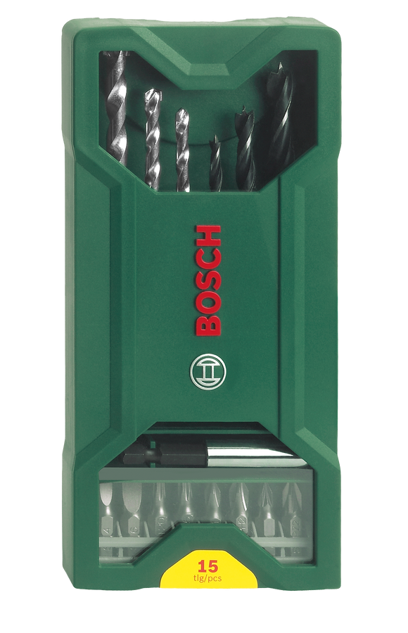 Bosch 15pc Mini-X-Line Mixed Drill & Screwdriver set