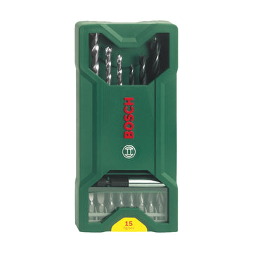Bosch 15pc Mini-X-Line Mixed Drill & Screwdriver set - image 01