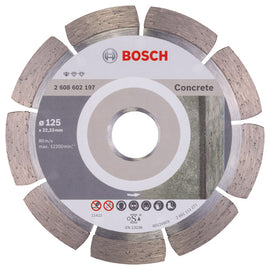 Bosch Standard for Concrete 125 x 22,23 x 1,6 x 10 segmented