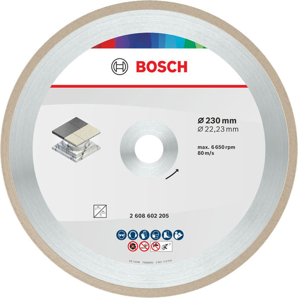 Bosch Standard for Ceramic 230 x 22,23 x 1,6 x 7 continuous rim