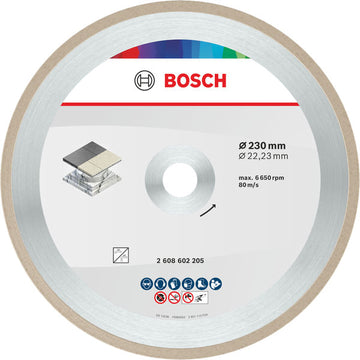 Bosch Standard for Ceramic 230 x 22,23 x 1,6 x 7 continuous rim