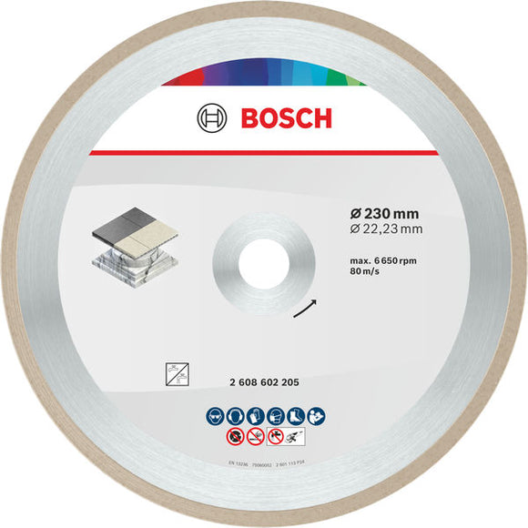 Bosch Standard for Ceramic 230 x 22,23 x 1,6 x 7 continuous rim